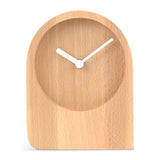 Dom - Tischuhr aus Holz Eiche oder Buche mit Quarz-Uhrwerk - www.wanduhr.de