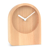 Dom - Tischuhr aus Holz Eiche oder Buche mit Quarz-Uhrwerk - www.wanduhr.de