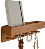 Garderobe & Ablage aus massiver Eiche – Porter - Natuhr® - www.wanduhr.de