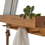 Garderobe & Ablage aus massiver Eiche – Porter - Natuhr® - www.wanduhr.de
