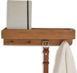 Garderobe & Ablage aus massiver Eiche – Porter - Natuhr® - www.wanduhr.de